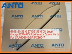 6743-21-5610 6743215610 Измеритель уровня масла KOMATSU Части запасные экскаватора для SAA6D114E-3A PC360-7