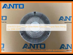 324-0123 3240123 Двигатель вентилятора Мотор экскаватора Части двигателя