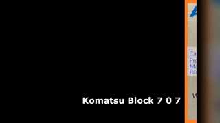 Блок экскаватора Komatsu 7-0-7 PC70-8