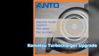 Запчасти турбокомпрессора Komatsu S6D140 WA500