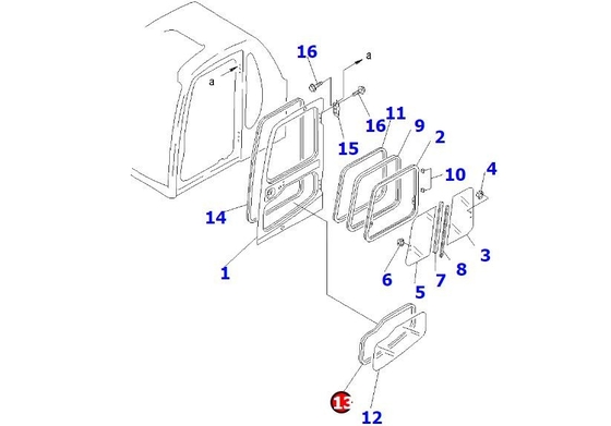 20Y-54-35731 20Y5435731 Погодные полосы подходят для экскаватора KOMATSU PC130-6 PC200-6 PC400-6 Запчасти