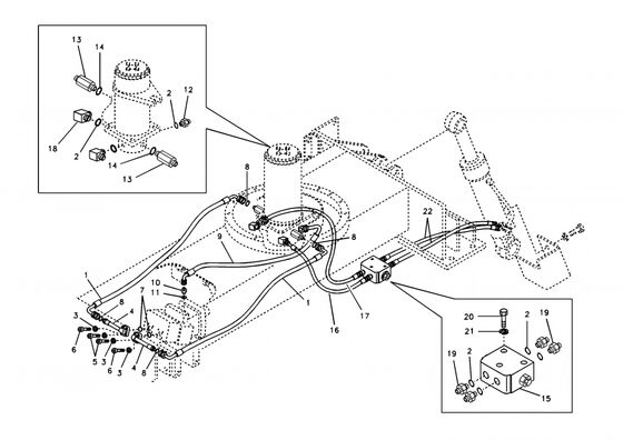 VOE948700 Части запасные для экскаватора O-Ring для VOE EC140B EC160B EC160C EC160D EC180B
