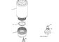 326-1644 экскаватор гусеницы КАТ 320К разделяет фильтр разделителя воды топлива