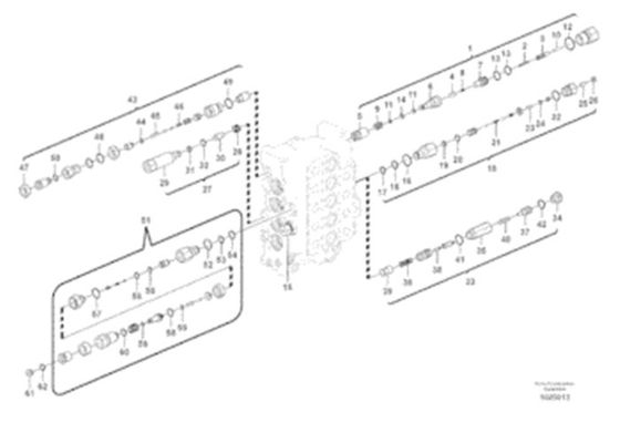 Экскаватор EC210B VOE клапана сброса VOE14543998 14543998
