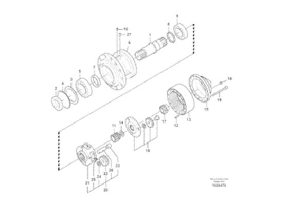VOE EC330B VOE14547261 нося 14547261 часть экскаватора