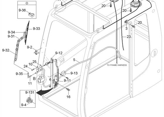 21Q6-01220 21Q6-01230 Wiper Arm Wiper Blade For Hyundai R210LC9