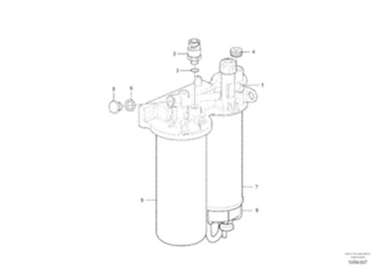 Фильтр топлива VOE11110683 11110683 для экскаватора EC140C EC210C VOE
